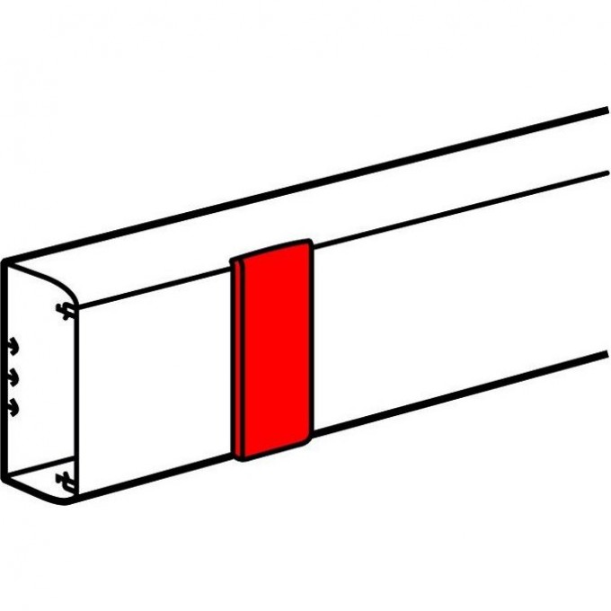 Накладка на стык крышки LEGRAND 65 мм DLP для любых DLP секционируемая 010801