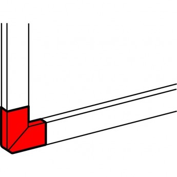 Угол плоский 90 LEGRAND для односекционных кабель-каналов DLP 35/50х80 белый Угол плоский 90 LEGRAND для односекционных кабель-каналов DLP 35/50х80 белый