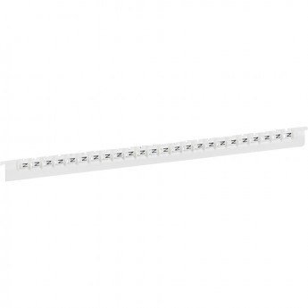 Маркер LEGRAND Memocab ширина 2,3 мм чёрная маркировка на белом фоне заглавная буква N