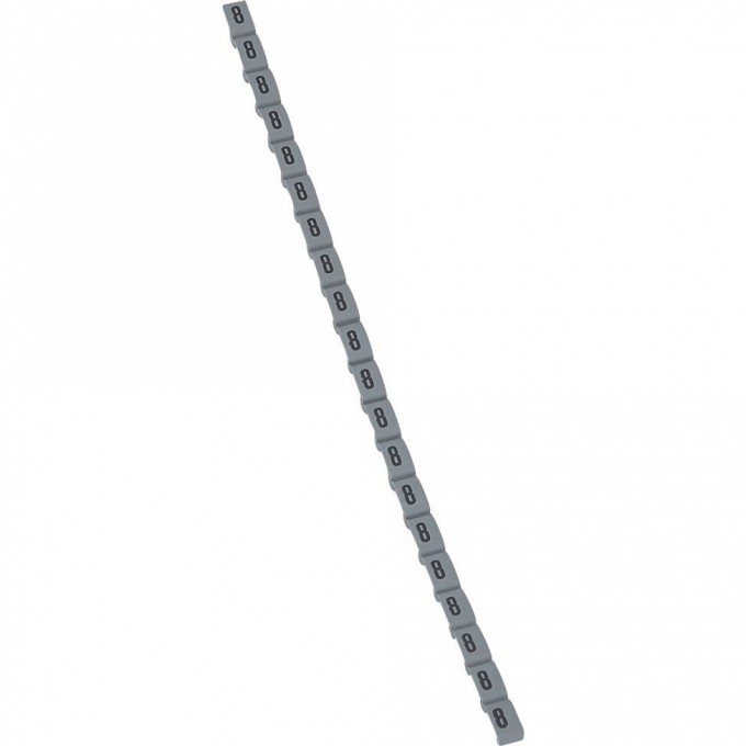 Маркер LEGRAND Duplix цветовая международная кодировка цифра 8 серый 038408