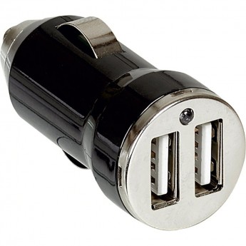 Автомобильная зарядка LEGRAND 2хUSB черный Автомобильная зарядка LEGRAND 2хUSB черный