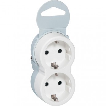 Многорозеточный блок LEGRAND 2 x 2К+3 серия Элиум с кронштейном для крепления к стене 16 А верт. подключение белый