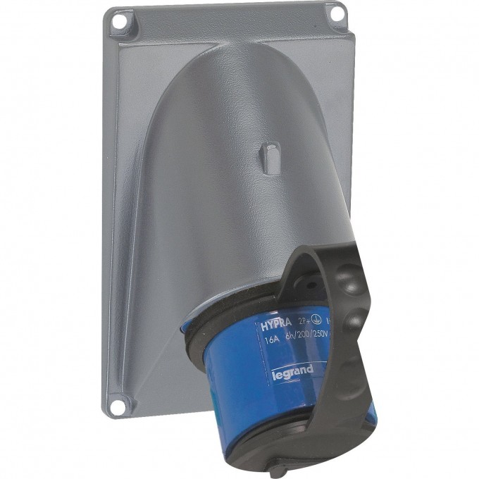 Резиновая защитная заглушка LEGRAND - P17 Tempra Pro - для накладных и мобильных вилок 3К+Н+З, 16 A / 2К+З и 3К+З, 32 A, серый 052127