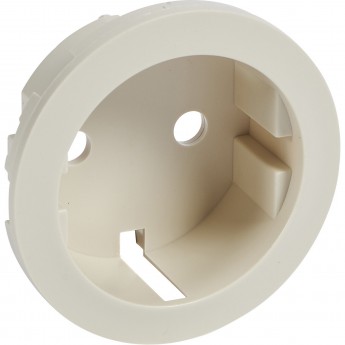 Лицевая панель LEGRAND Celiane розетка 2К+З немецкого стандарта Кат. № 0 671 53/61 слоновая кость