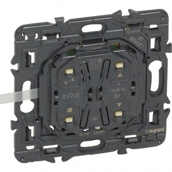 Настенное плоское радиоуправляющее устройство LEGRAND MyHome Play Zigbee жалюзи