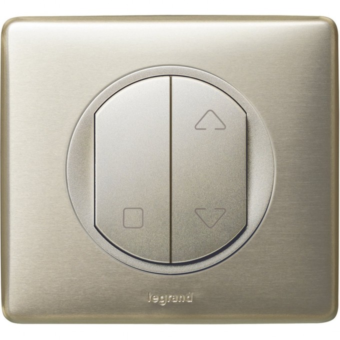 Клавиша управляющего устройства MyHome Play Zigbee для жалюзи титан 068495