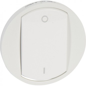 Лицевая панель LEGRAND Celiane выключатель 1-полюсный / переключатель Кат. № 0 670 01/02/05/31/32 белый