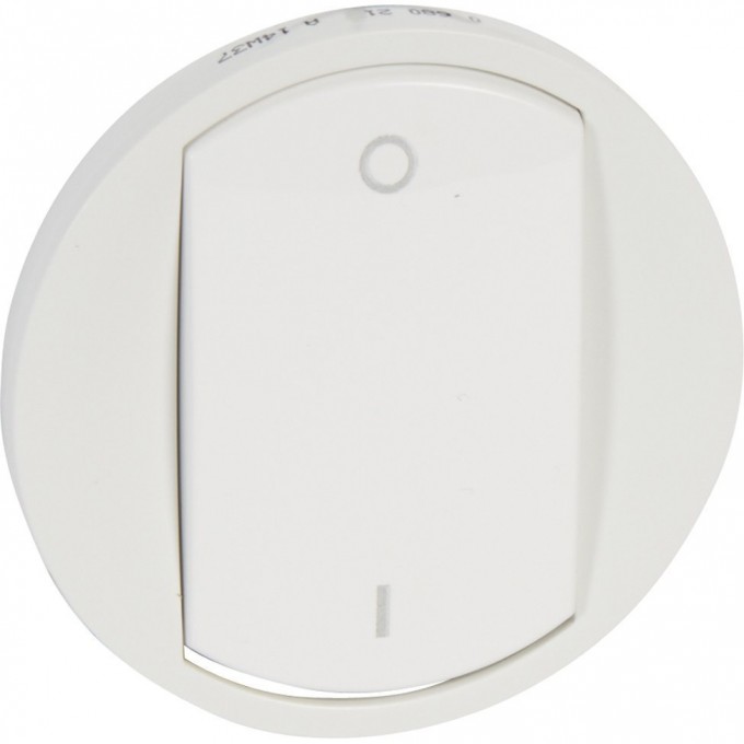 Лицевая панель LEGRAND Celiane выключатель 1-полюсный / переключатель Кат. № 0 670 01/02/05/31/32 белый 068001