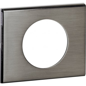 Рамка LEGRAND Celiane 1 пост фактурная сталь