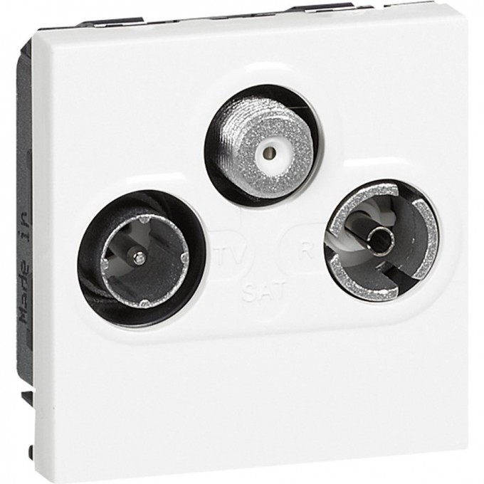 Розетка LEGRAND Mosaic TV/RD/SAT белый 078786