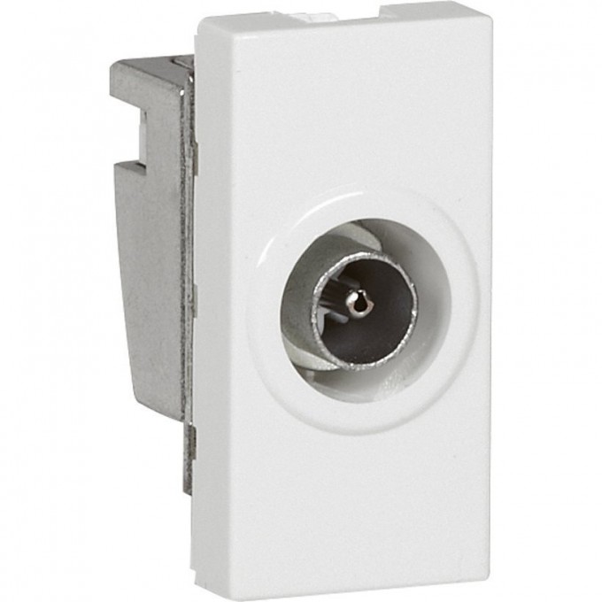 Розетка LEGRAND Mosaic TV топология «Звезда» Программа диаметр 9,52 мм 1 модуль белый 078793