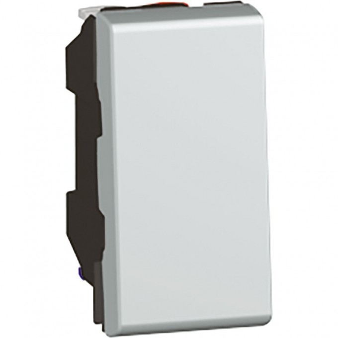 Переключатель LEGRAND Mosaic на 2 направления 1 модуль 10 AX алюминий 079201