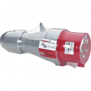 Вилка LEGRAND мобильная 32А 3К+H+З 380 В IP 44