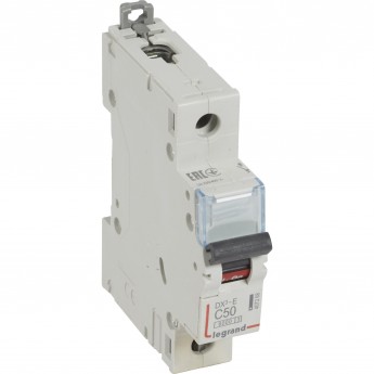 Автоматический выключатель LEGRAND DX³-E 6000 6 кА тип C 1П 230/400 В 50А 1 модуль белый Автоматический выключатель LEGRAND DX³-E 6000 6 кА тип C 1П 230/400 В 50А 1 модуль белый