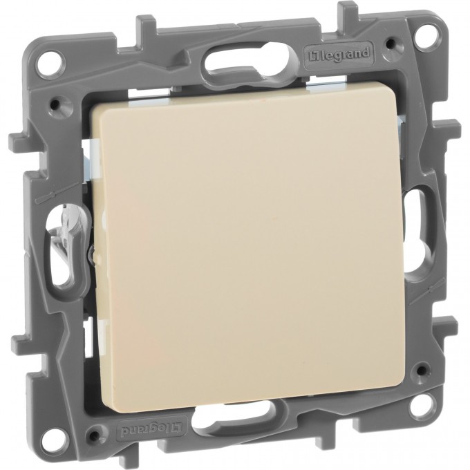 Переключатель одноклавишный LEGRAND Etika 10 A 250 В слоновая кость 672305