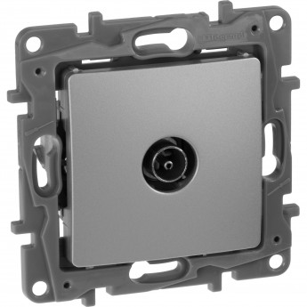 Розетка LEGRAND TV «звезда» 2 дБ 0-2400 мГц Etika алюминий