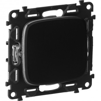 Выключатель LEGRAND Valena ALLURE 10АХ 250В с лицевой панелью безвинтовые зажимы антрацит Выключатель LEGRAND Valena ALLURE 10АХ 250В с лицевой панелью безвинтовые зажимы антрацит