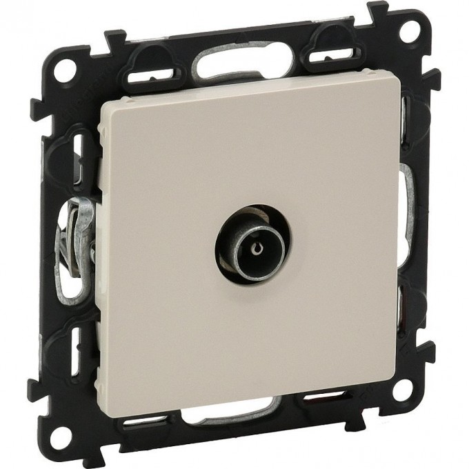 Розетка LEGRAND Valena LIFE ТВ c топологией "звезда" 0-2400 МГц с лицевой панелью слоновая кость 753551