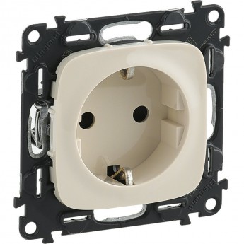 Силовая розетка LEGRAND Valena ALLURE 2К+З 16А 250В с лицевой панелью винтовые зажимы слоновая кость Силовая розетка LEGRAND Valena ALLURE 2К+З 16А 250В с лицевой панелью винтовые зажимы слоновая кость