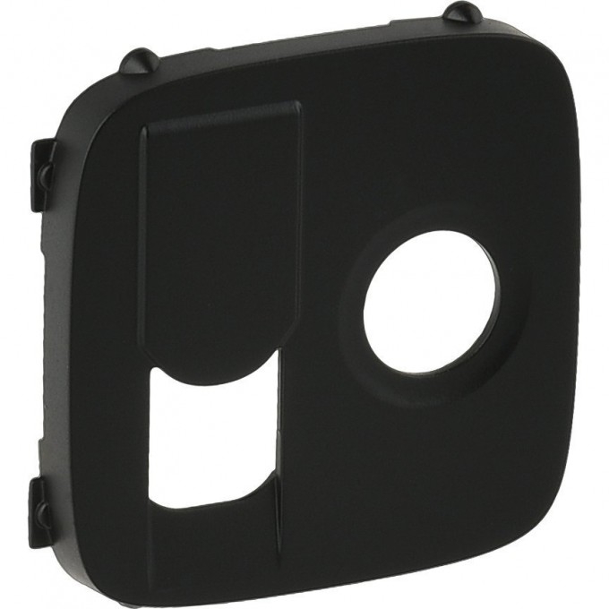 Лицевая панель LEGRAND Valena ALLURE для розетки TV-RJ45 антрацит 754838