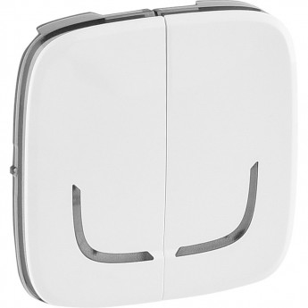 Лицевая панель LEGRAND Valena ALLURE MyHome Play Zigbee для выключателя-радиоприемника 2-канального белый