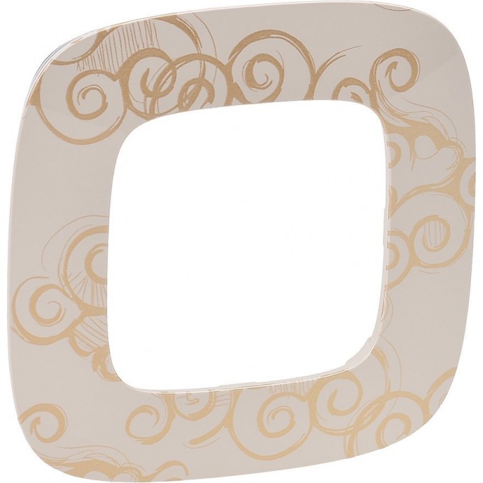 Рамка LEGRAND Valena ALLURE 1-постовая универсальная нарцисс золото 754351