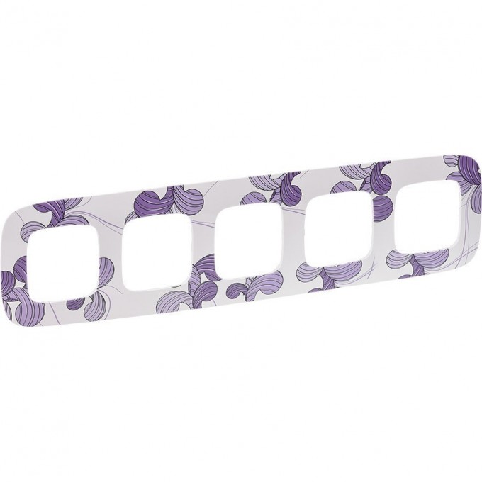 Рамка LEGRAND Valena ALLURE 5-постовая универсальная флора 754365