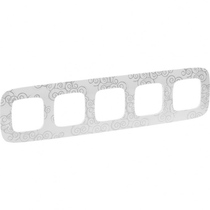 Рамка LEGRAND Valena ALLURE 5-постовая универсальная хром 754345