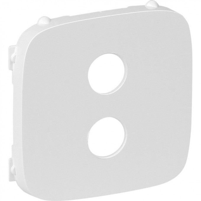 Лицевая панель LEGRAND Valena ALLURE для аудиорозетки "банан" одиночной белый 755285