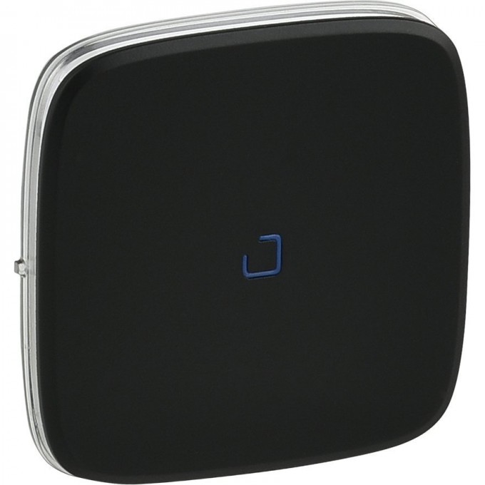 Лицевая панель LEGRAND Valena ALLURE для переключателя промежуточного с подсветкой/индикацией антрацит 755278