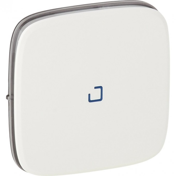 Лицевая панель LEGRAND Valena ALLURE для переключателя промежуточного с подсветкой/индикацией белая 755275