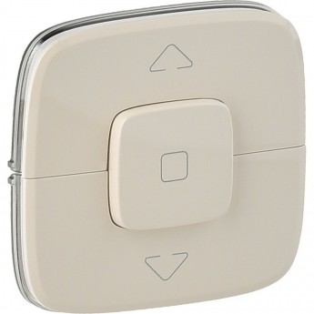 Лицевая панель LEGRAND Valena ALLURE для выключателя жалюзи и рольставней слоновая кость
