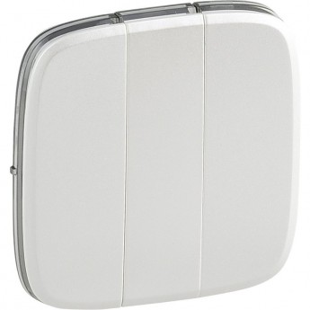 Лицевая панель LEGRAND Valena ALLURE для выключателя трехклавишного жемчуг