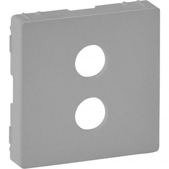 Лицевая панель LEGRAND Valena LIFE для аудиорозетки "банан" одиночной алюминий