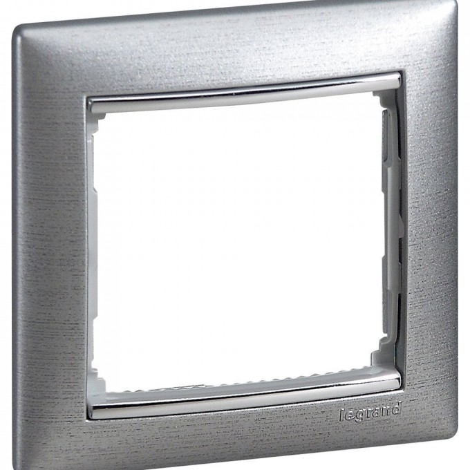 Рамка LEGRAND Valena 1 пост алюминий матовый 770331