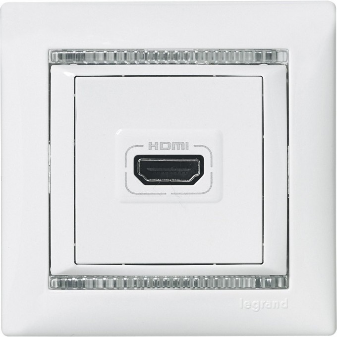 Розетка LEGRAND HDMI для аудио/видеоустройств Valena белый 770085