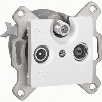 Розетка LEGRAND TV-FM-SAT Cariva оконечная 10/14 дБ 2150 МГц белый Розетка LEGRAND TV-FM-SAT Cariva оконечная 10/14 дБ 2150 МГц белый