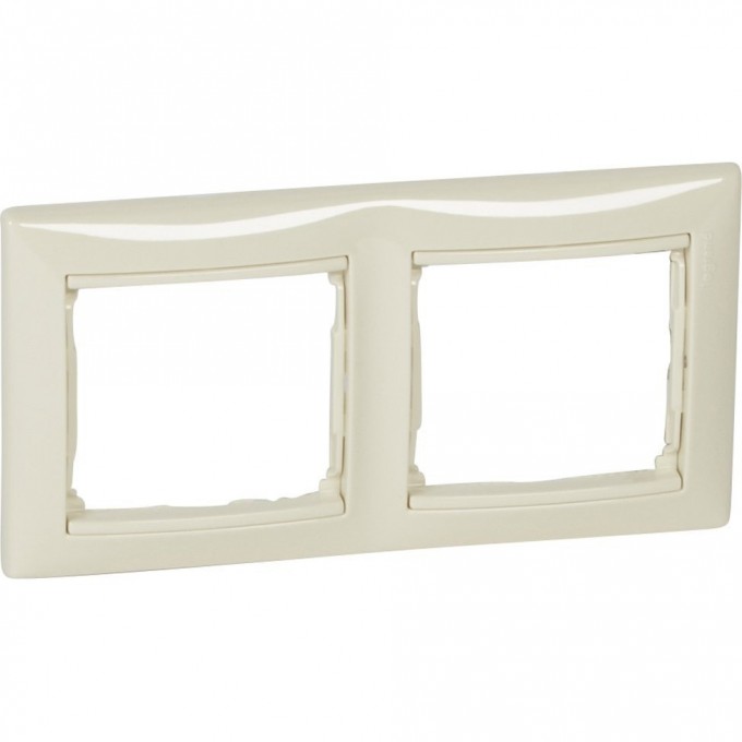 Рамка LEGRAND Valena 2 поста горизонтальный монтаж слоновая кость 774352