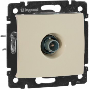 ТВ розетка LEGRAND Valena звезда 1.5 дБ 2400 МГц слоновая кость