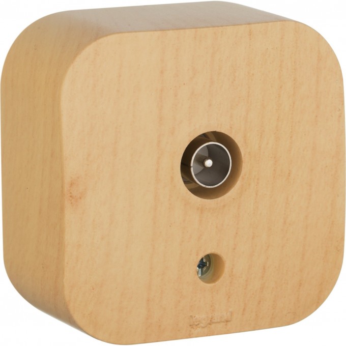 Телевизионная розетка LEGRAND Quteo IP 20 дерево 782269