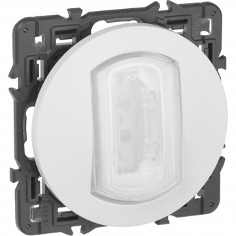 Переключатель LEGRAND Celiane с этикеткой - IP 44, белый