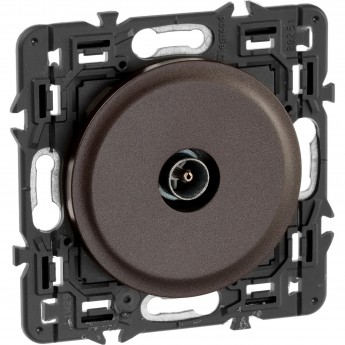 Розетка LEGRAND Celiane TV простая графит
