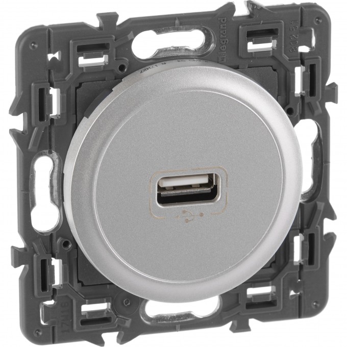 Розетка LEGRAND Celiane USB титан SET-1-067352-03