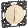 Выключатель LEGRAND Celiane 1-полюсный с тонкой клавишей слоновая кость SET-1-067001-07