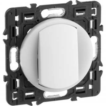 Выключатель LEGRAND Celiane с контурной подсветкой белый