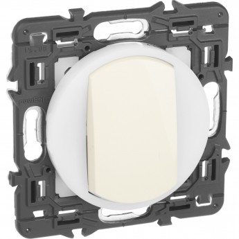 Выключатель LEGRAND Celiane с контурной подсветкой слоновая кость