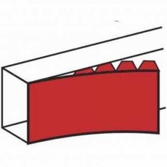 Частичная крышка LEGRAND шириной 40 мм для кабель-канала DLP 65x195 - 2м - белый Частичная крышка LEGRAND шириной 40 мм для кабель-канала DLP 65x195 - 2м - белый