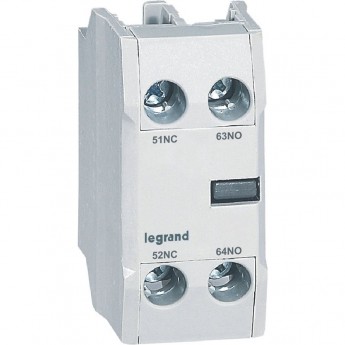Фронтальный 2П и 4П блок вспомогательных контактов LEGRAND CTX³ - 1H.0. + 1 H.3. - 16 A