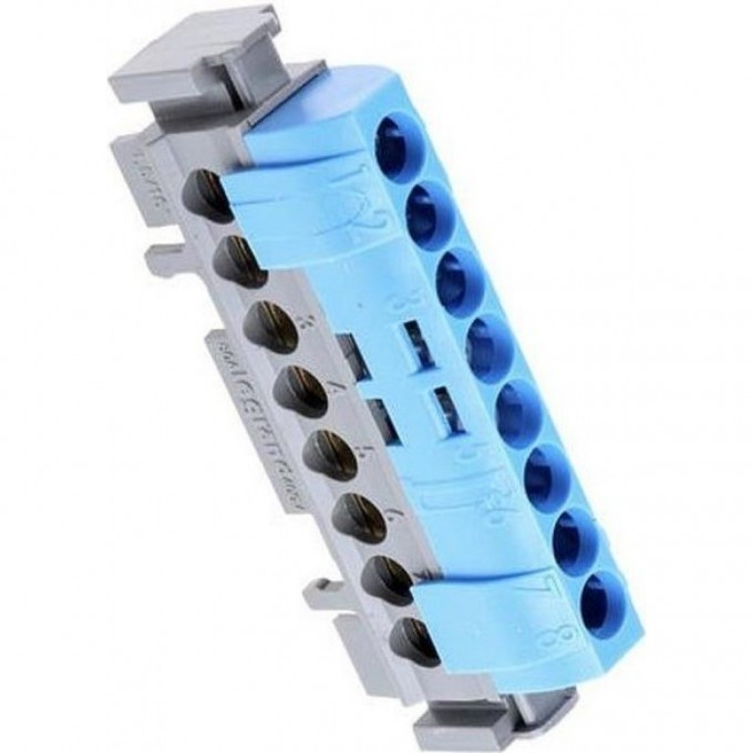 Клеммная колодка LEGRAND IP 2X нейтраль синяя 8 x 1,5-16мм² длина 75мм 04842