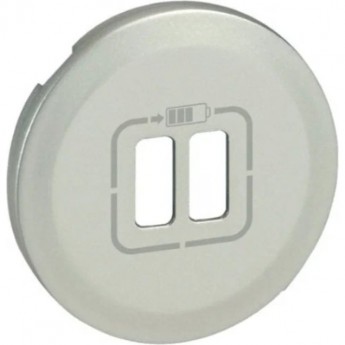 Лицевая панель LEGRAND Celiane для двойной USB розетки, титан